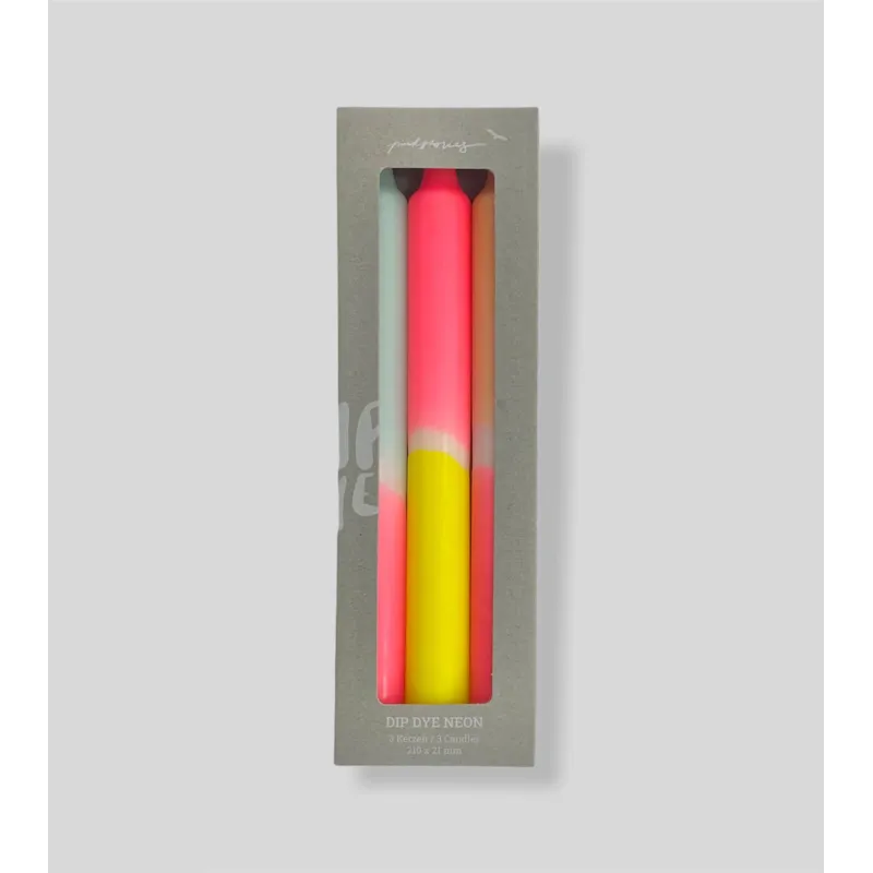 Bougies Sunshine Club en boîte – Des couleurs vibrantes pour une décoration festive et moderne.