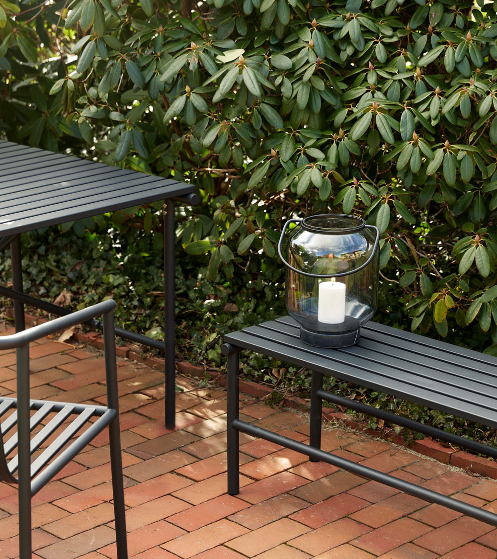 Lanterne verre/métal (par 2)