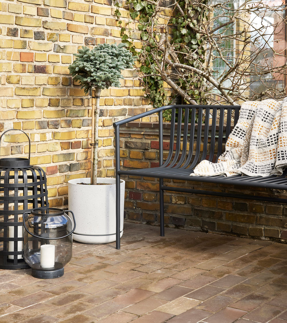 Lanterne verre/métal (par 2)