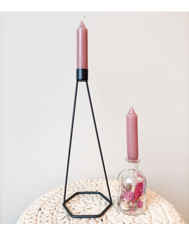 Bougeoir en métal BIKS