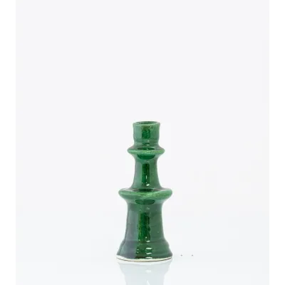 Bougeoir marocain type Tamegroute - vert - petit modèle