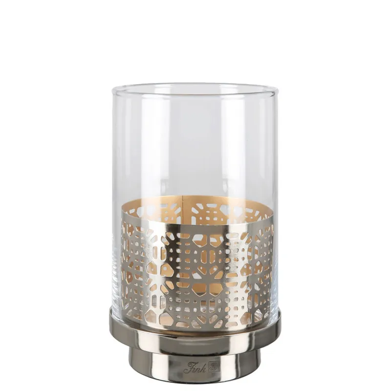 Photophore avec verre Biala H 20,5 cm