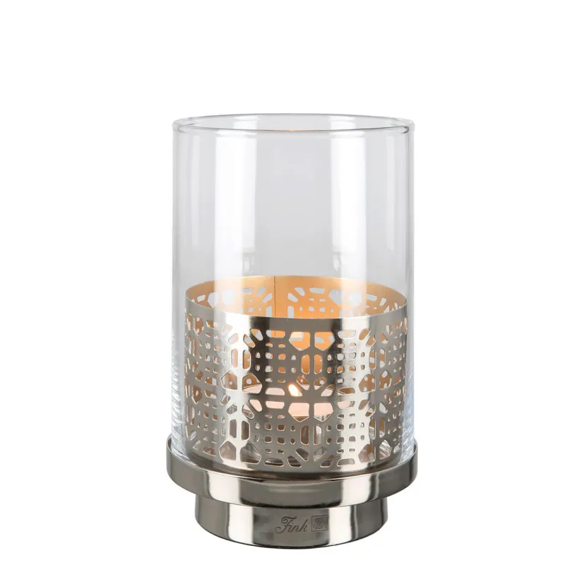 Photophore avec verre Biala H 20,5 cm