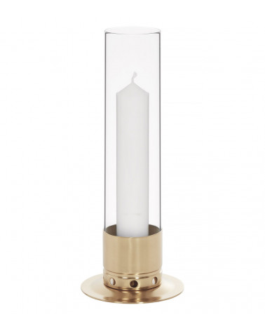 Photophore Kattvik® Laiton poli verni Large | Maison du bougeoir