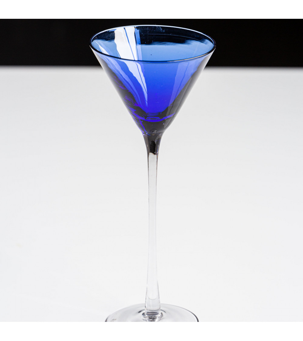 bougie parfumée verre bleue