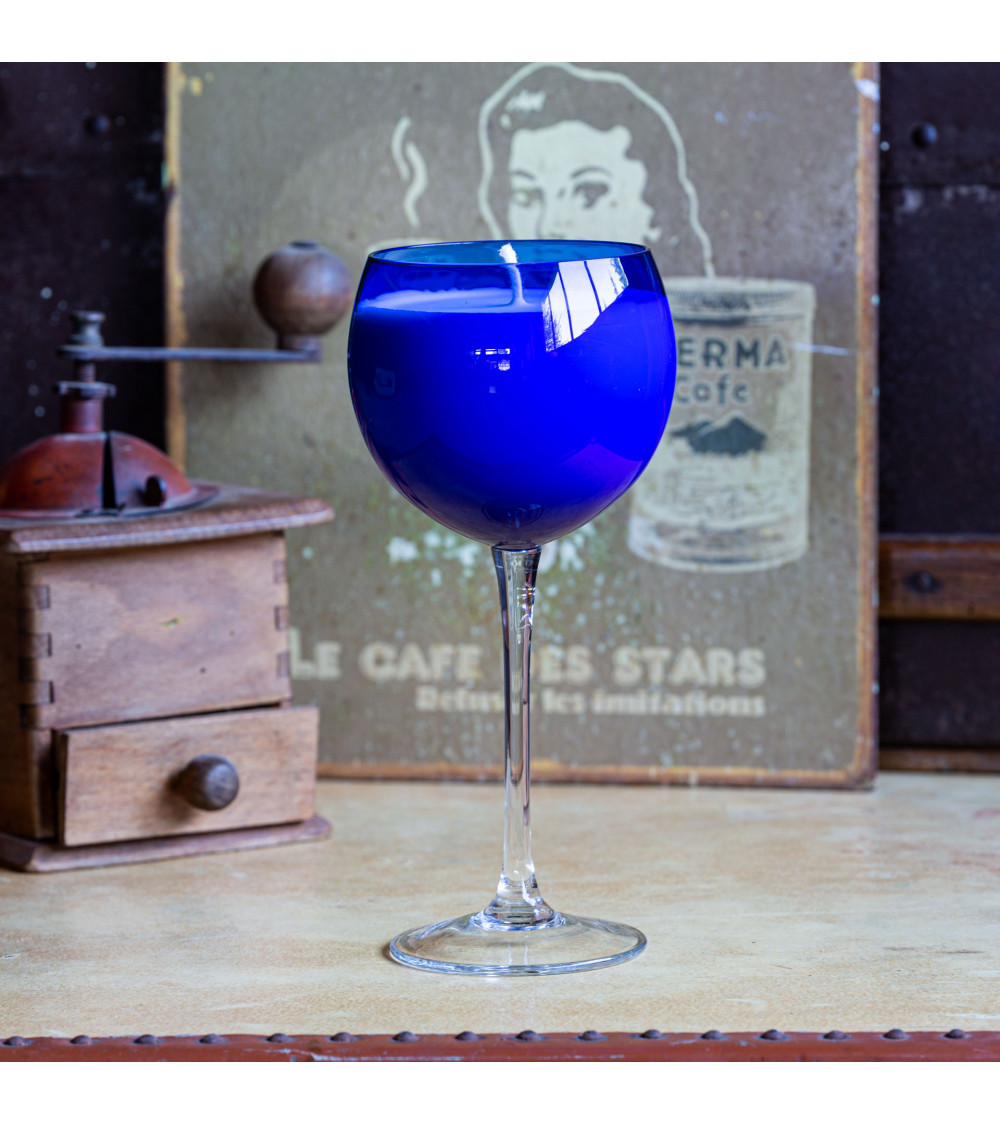 bougie parfumée verre cocktail