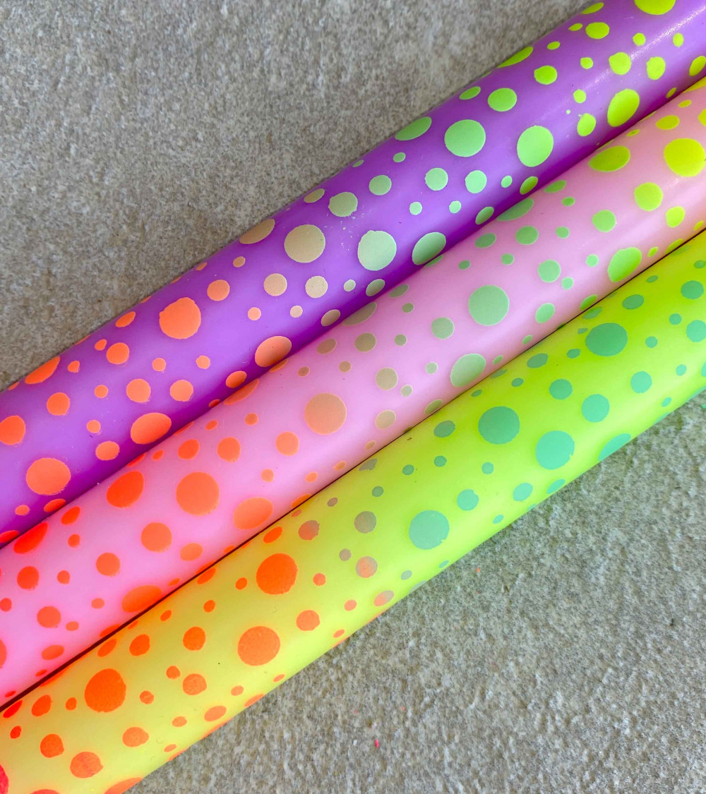 Dip Dye Graphic lights * Dots 402 Ø 2,1 cm - H 21 cm (pack de 3)