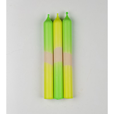 Twilight Glow – Bougies Jaune Fluo & Vert Fluo