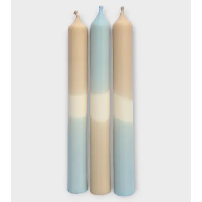 Ombre Profonde – Bougies Brun Mocha & Bleu Gris