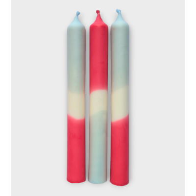 Reflet de Ciel – Bougies Bleu Gris & Bordeaux