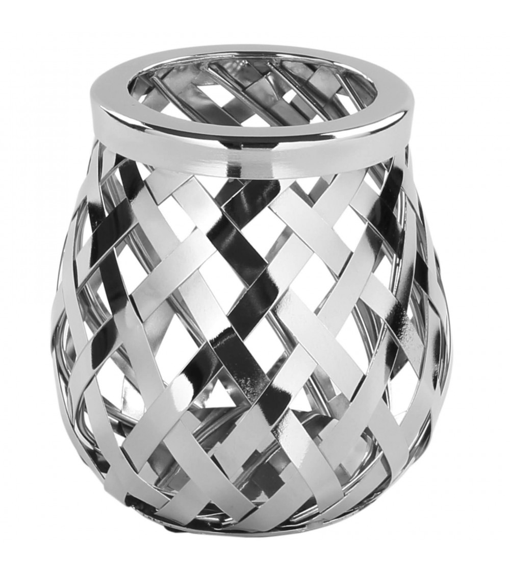 Lanterne OTIS en acier inoxydable - H 15 cm