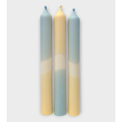 Ciel de Dune – Bougies pastel Bleu Gris & Crème