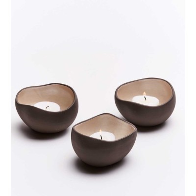 Bougeoirs Pearl (x3)