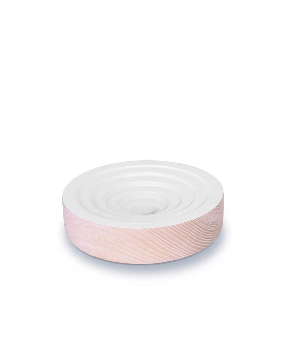 Bougeoir Woogie blanc en frêne – Modulable et design