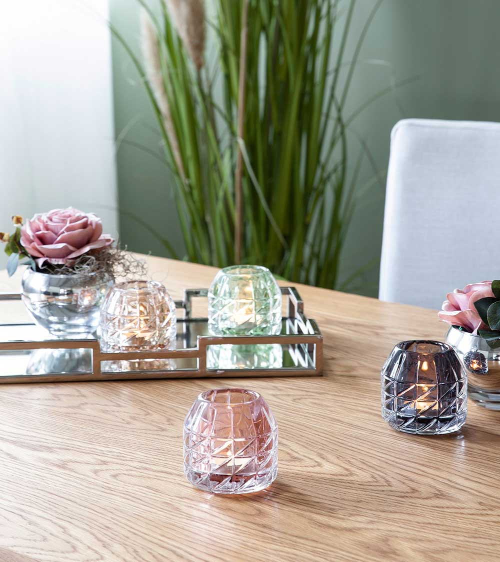 Photophore GLOSSY gris/violet