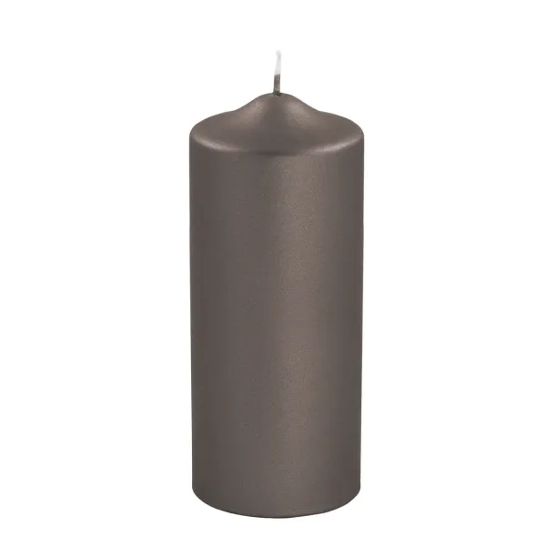 Bougie métallique mocca – Un design raffiné pour une ambiance chaleureuse.