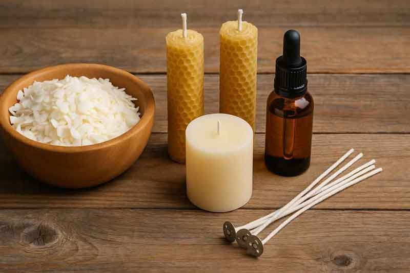 Bougie : guide complet des cires, mèches et parfums (tout ce que vous devez savoir)